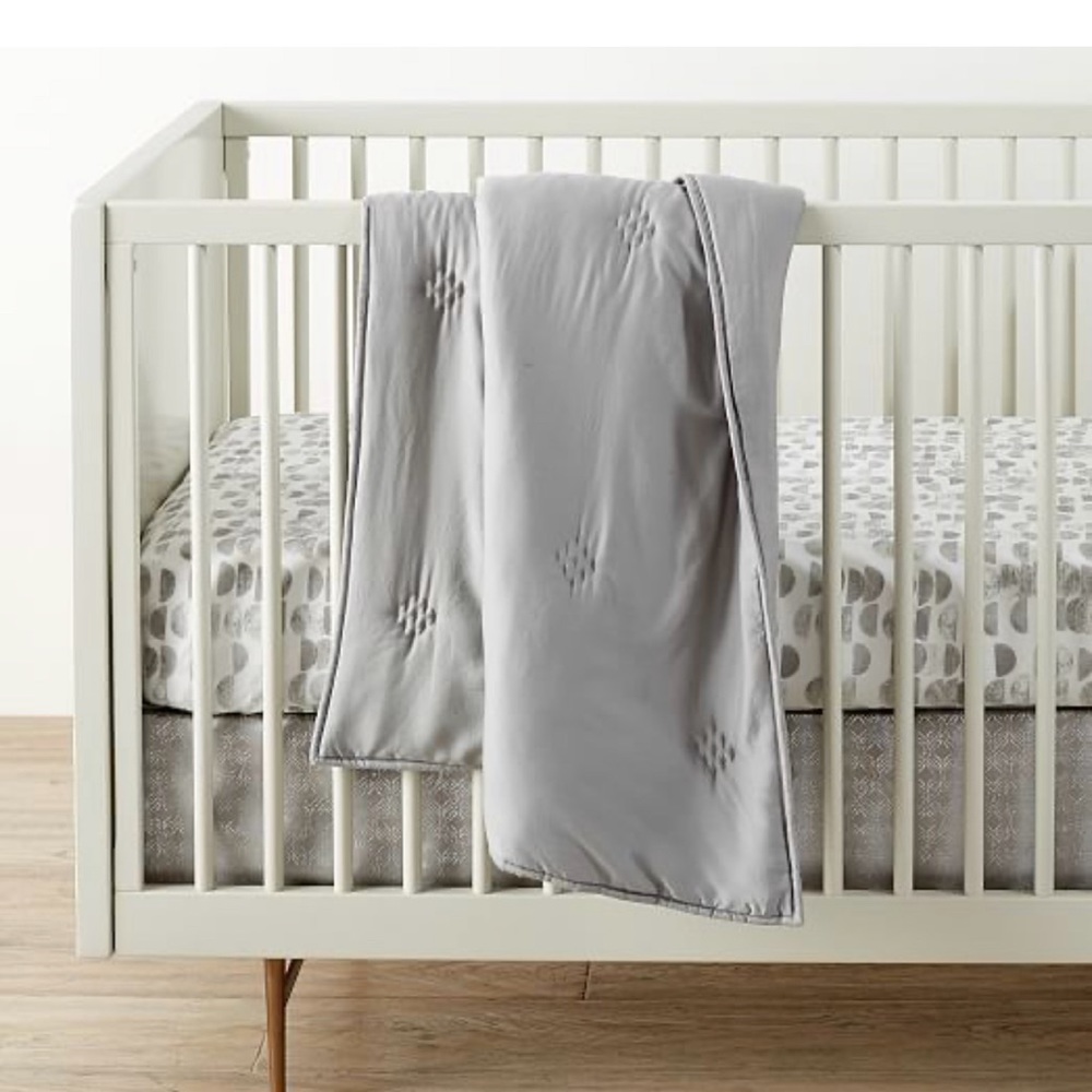 Pottery Barn x West Elm Organic Cotton Crib Bedding